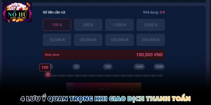 4 lưu ý quan trọng khi giao dịch thanh toán